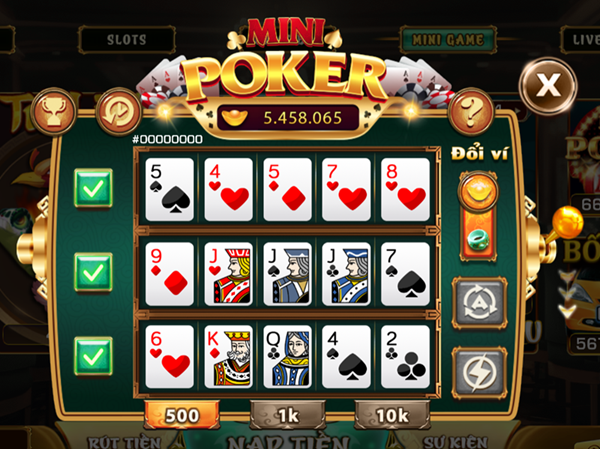 game mini poker